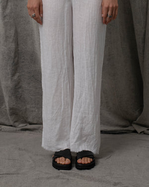 Eva Pants Linen White