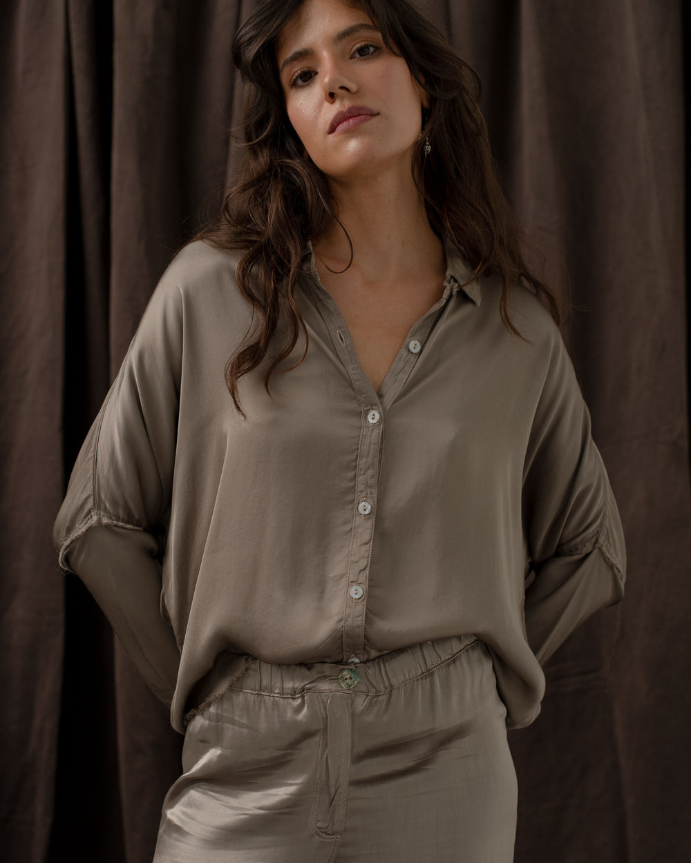 Eva Pants Rayon antique gold