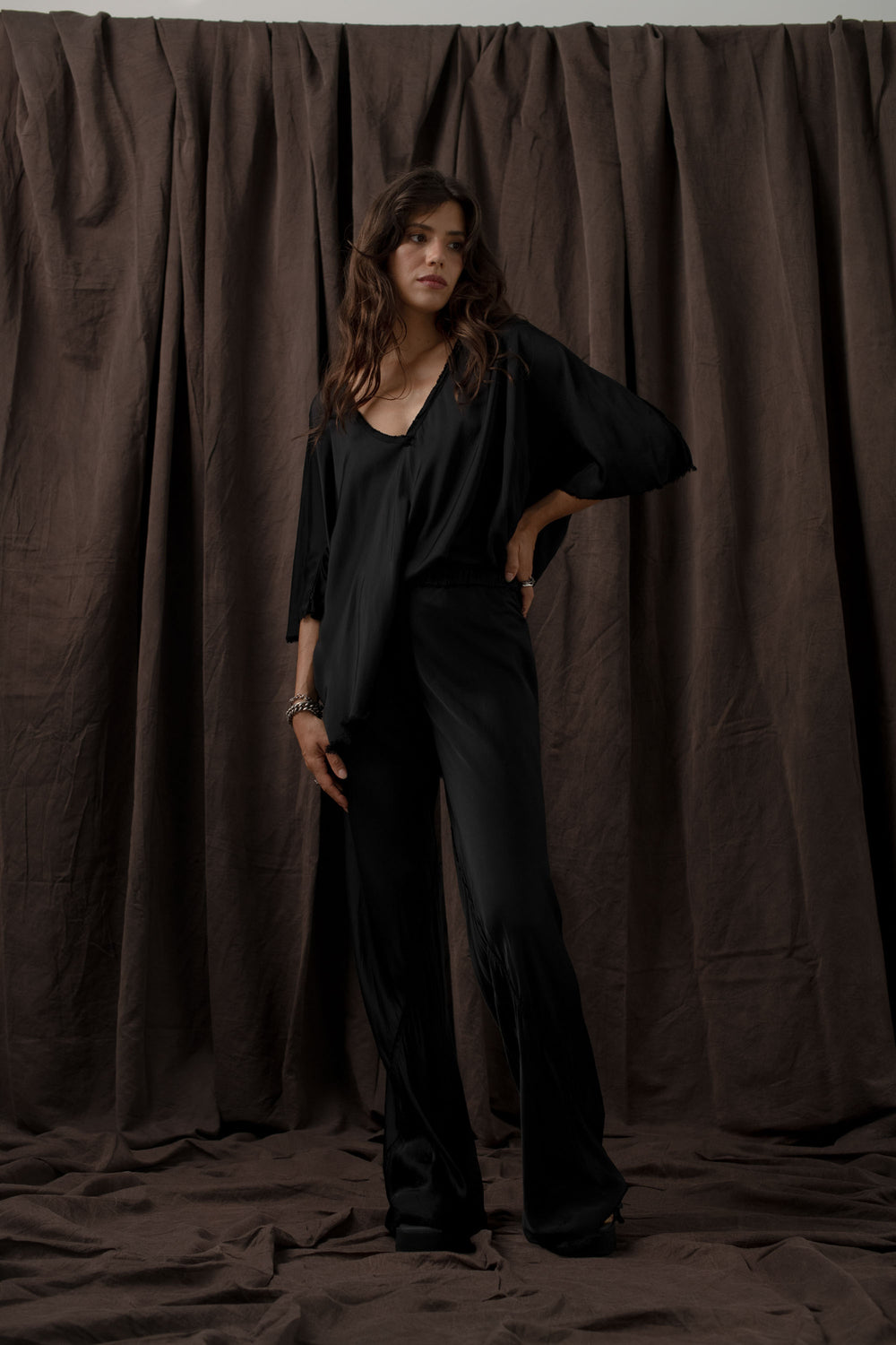 Milano Pants Rayon Black