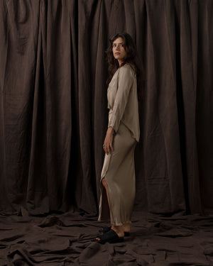 Noami Skirt Rayon Antique Gold