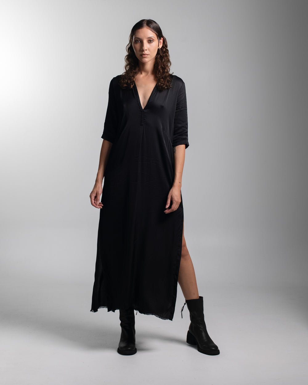 Alla Dress Rayon Black