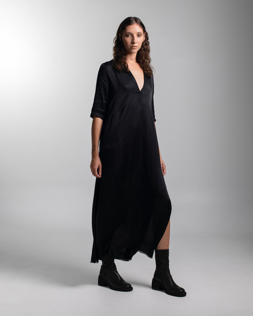 Alla Dress Rayon Black