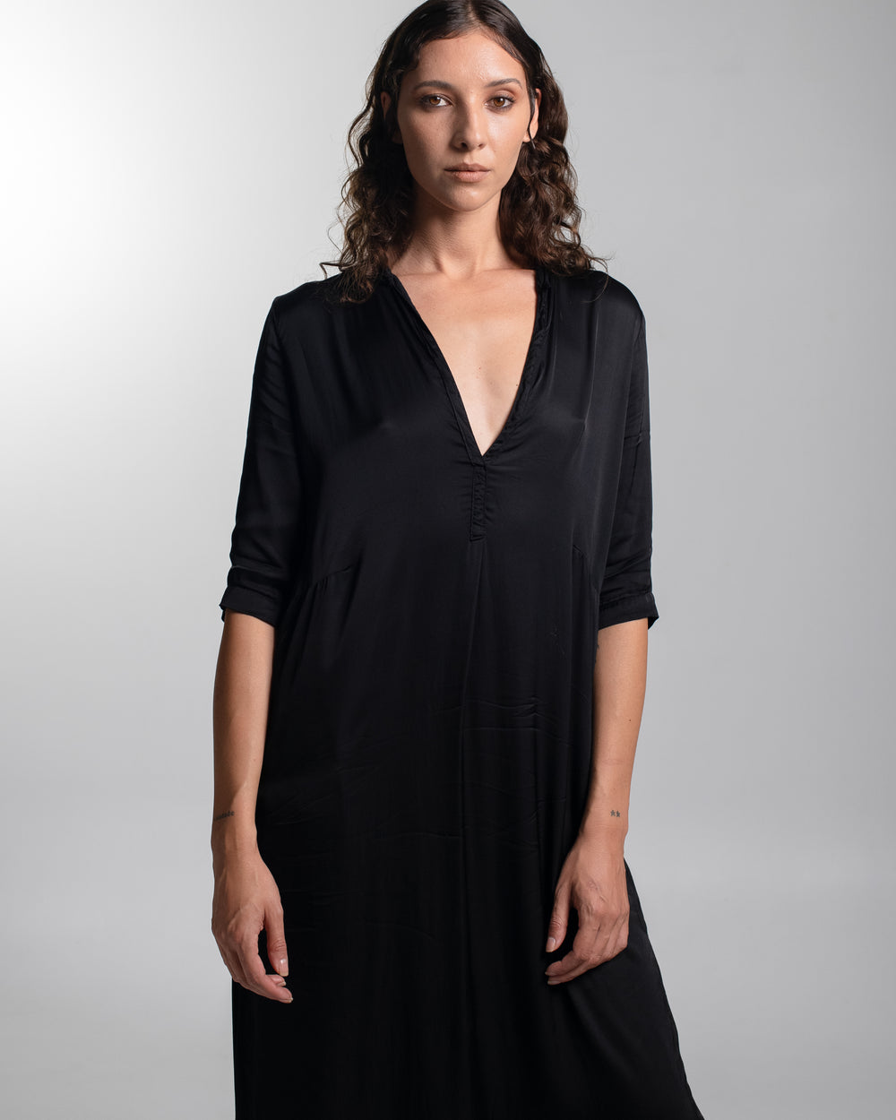 Alla Dress Rayon Black