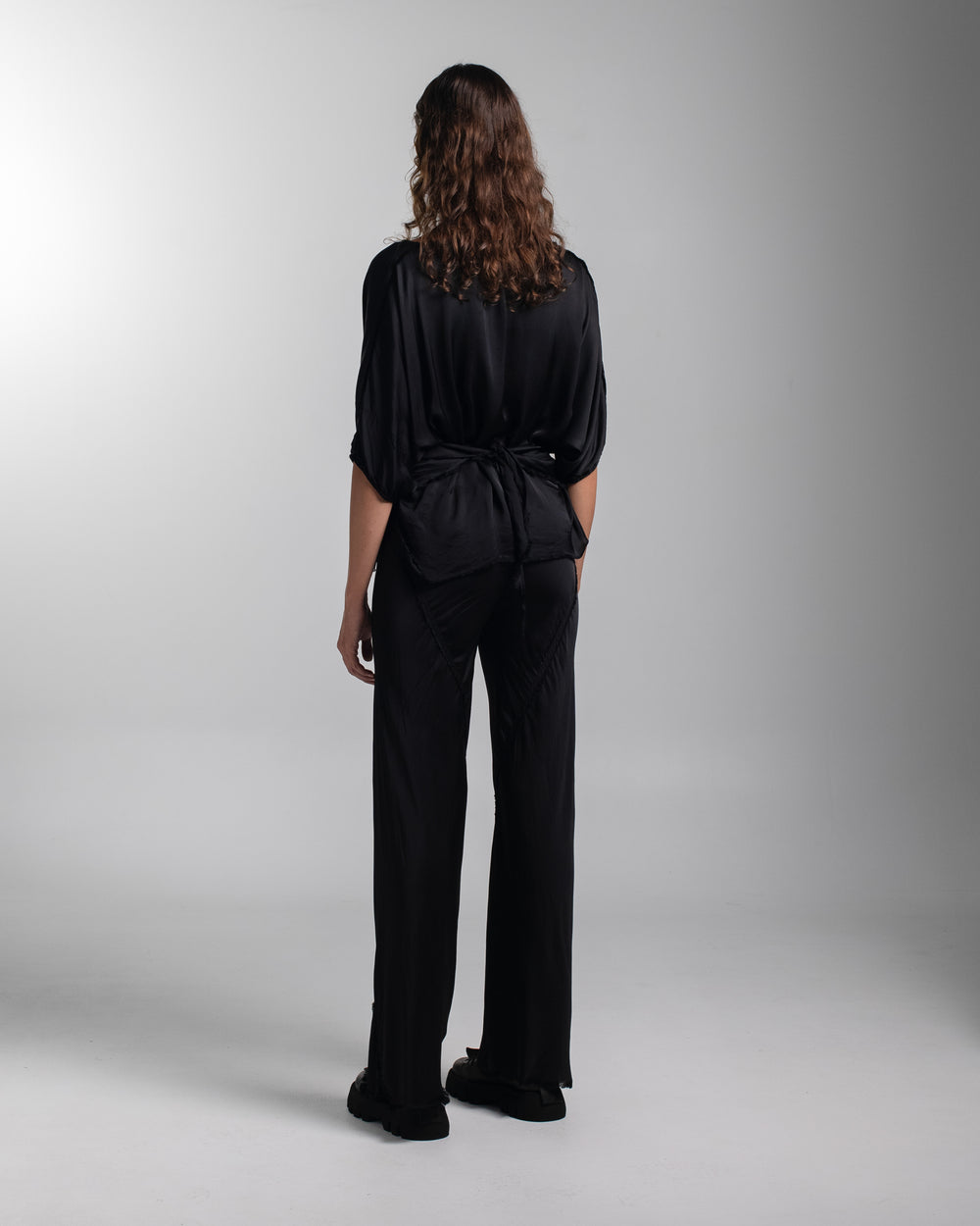 Ballet Blouse Rayon Black