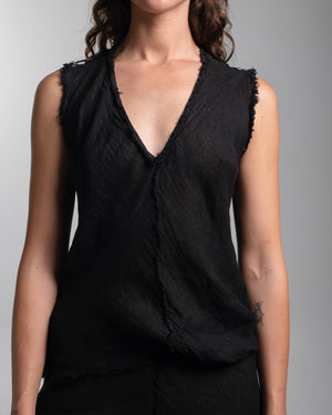 Boca Top Linen Black