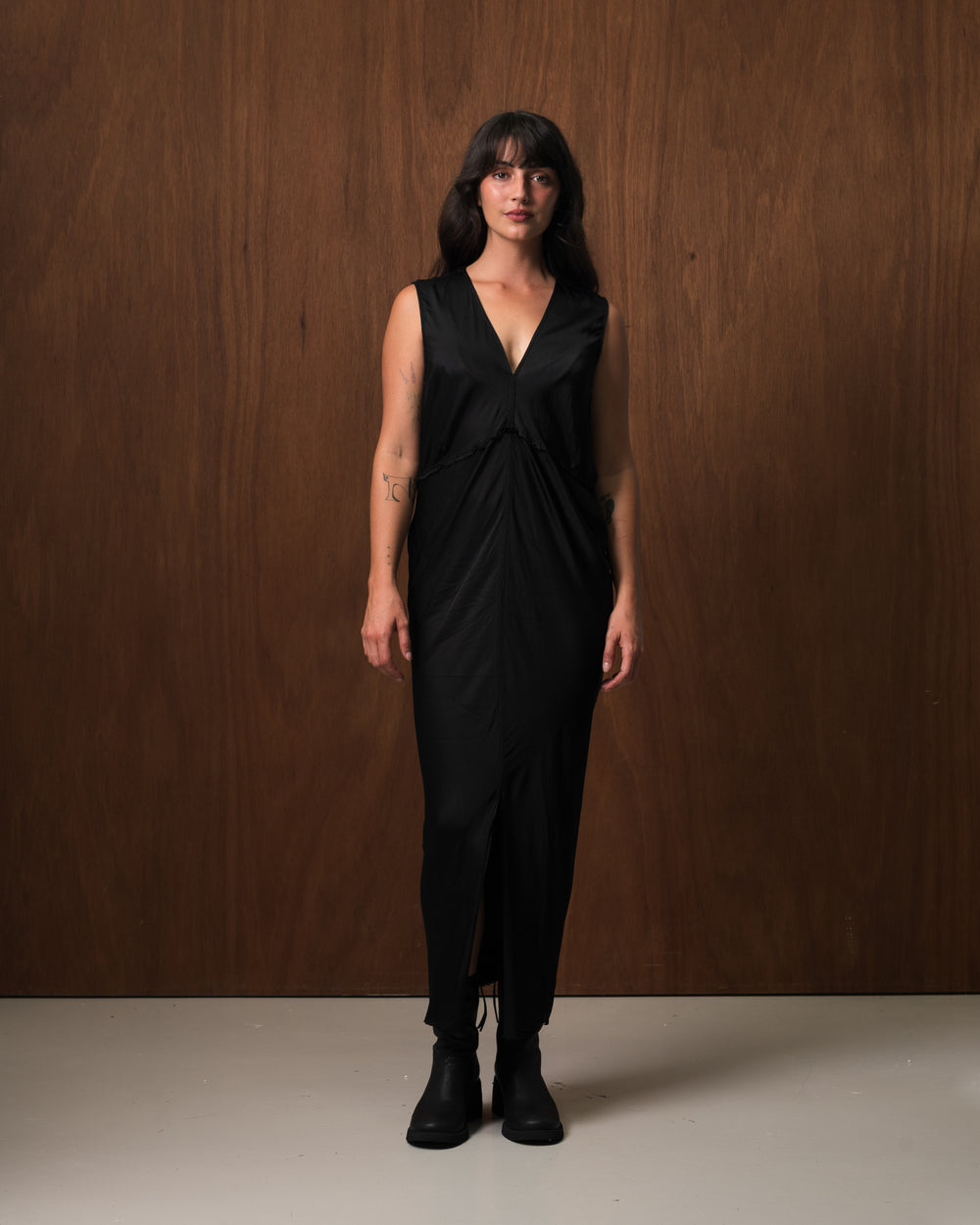 Byron Dress Rayon Black