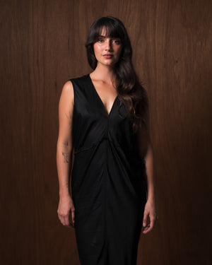 Byron Dress Rayon Black