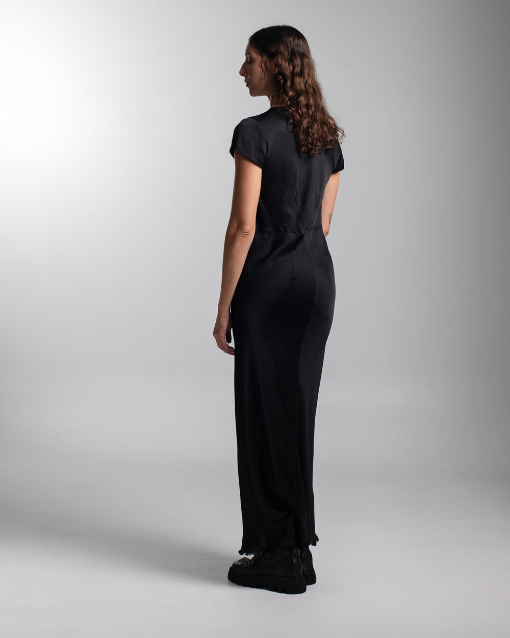 Cannes Dress Rayon Black
