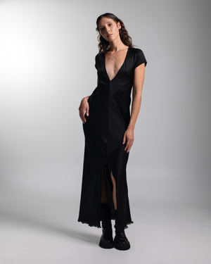 Cannes Dress Rayon Black