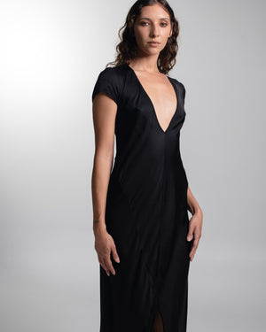 Cannes Dress Rayon Black