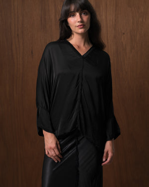Layla Blouse Rayon Black