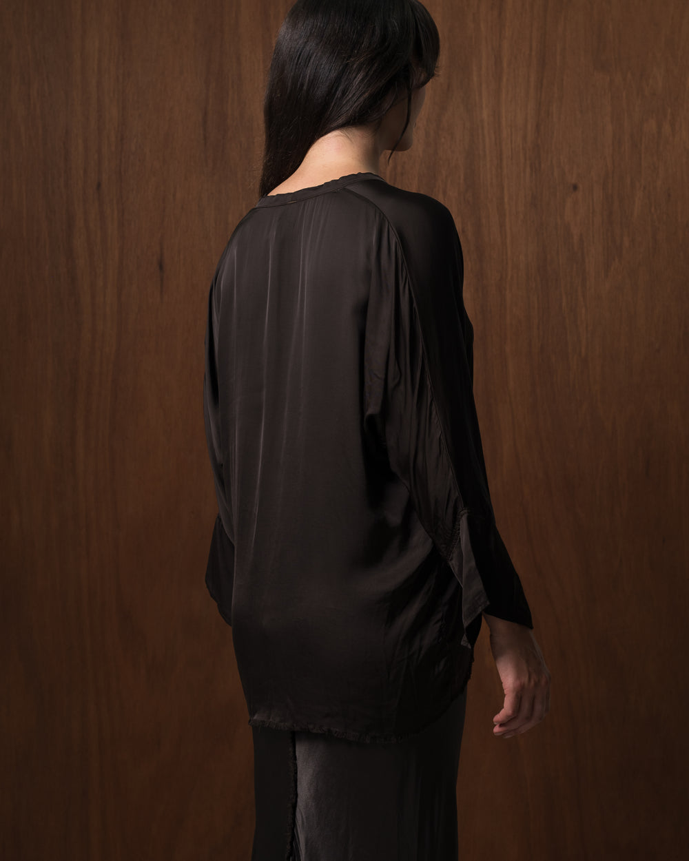 Layla Blouse Rayon Chocolate