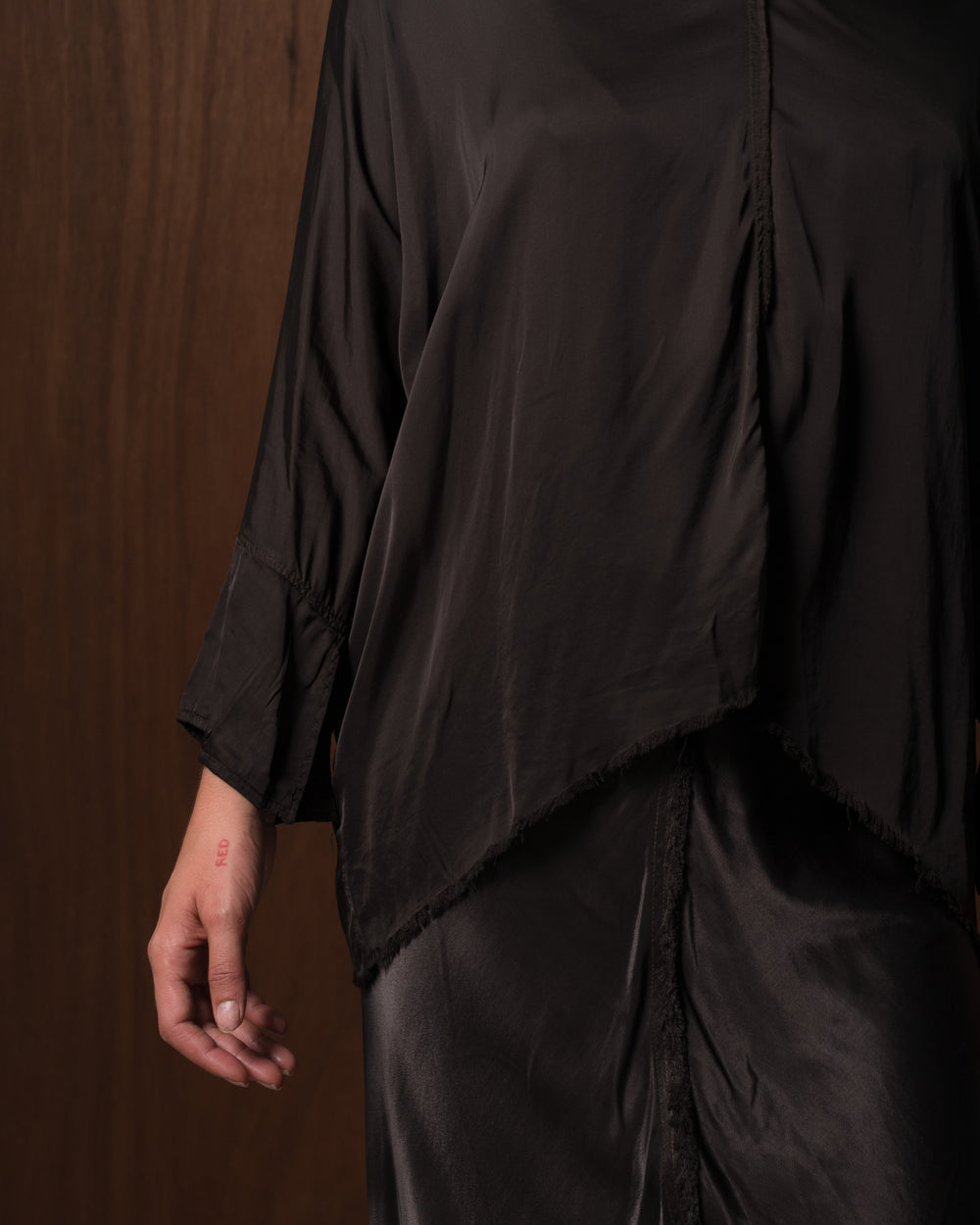 Layla Blouse Rayon Chocolate