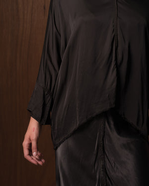 Layla Blouse Rayon Chocolate