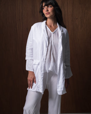 Leni Jacket Linen White