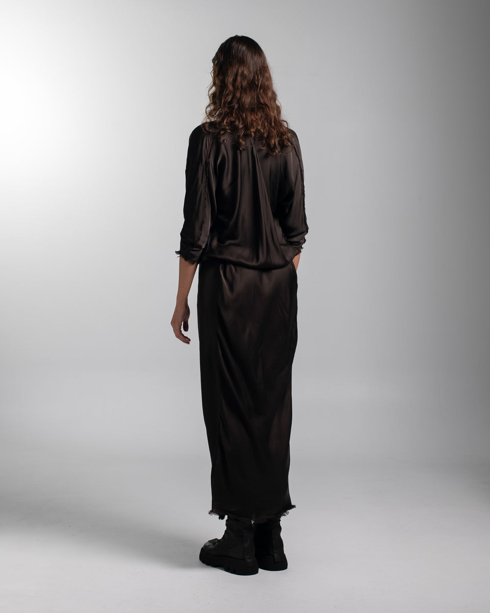 Lily Dress Rayon Chocolate