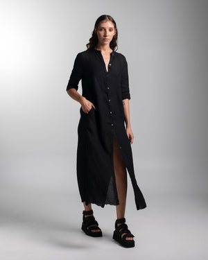 Marakesh Dress Linen Black