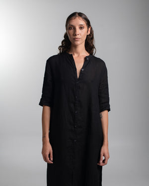 Marakesh Dress Linen Black