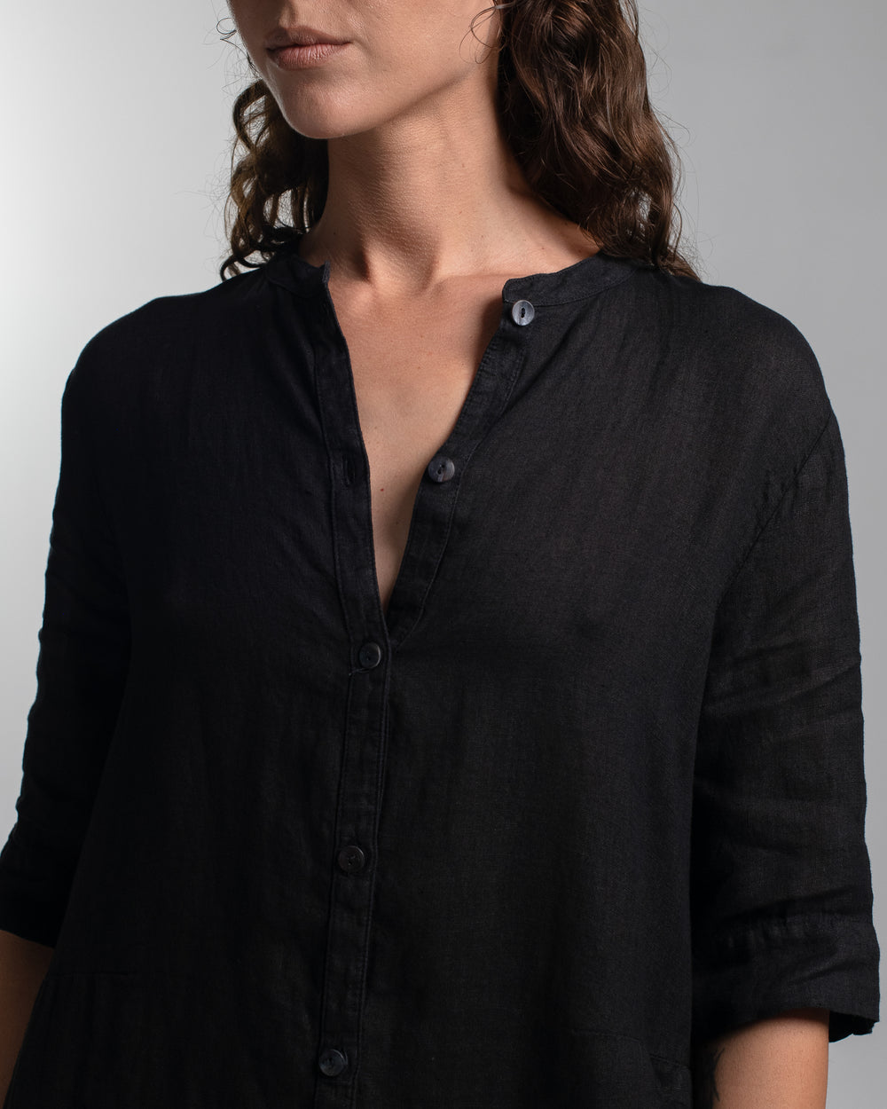 Marakesh Dress Linen Black