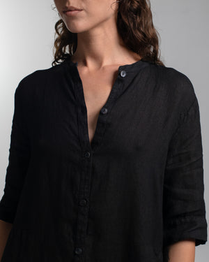Marakesh Dress Linen Black