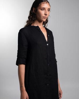Marakesh Dress Linen Black