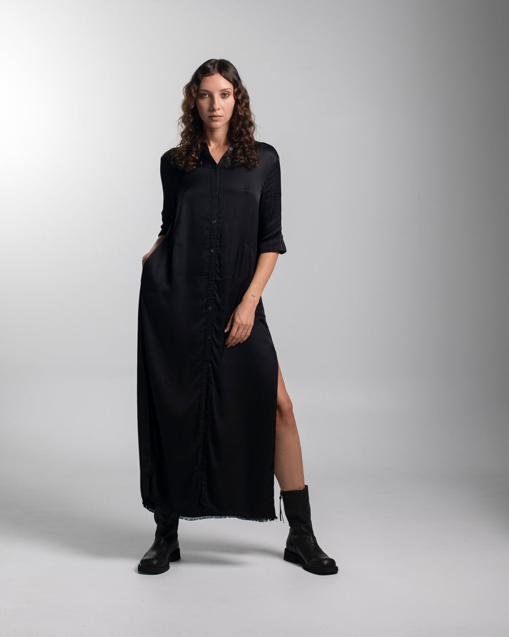 Marakesh Dress Rayon Black