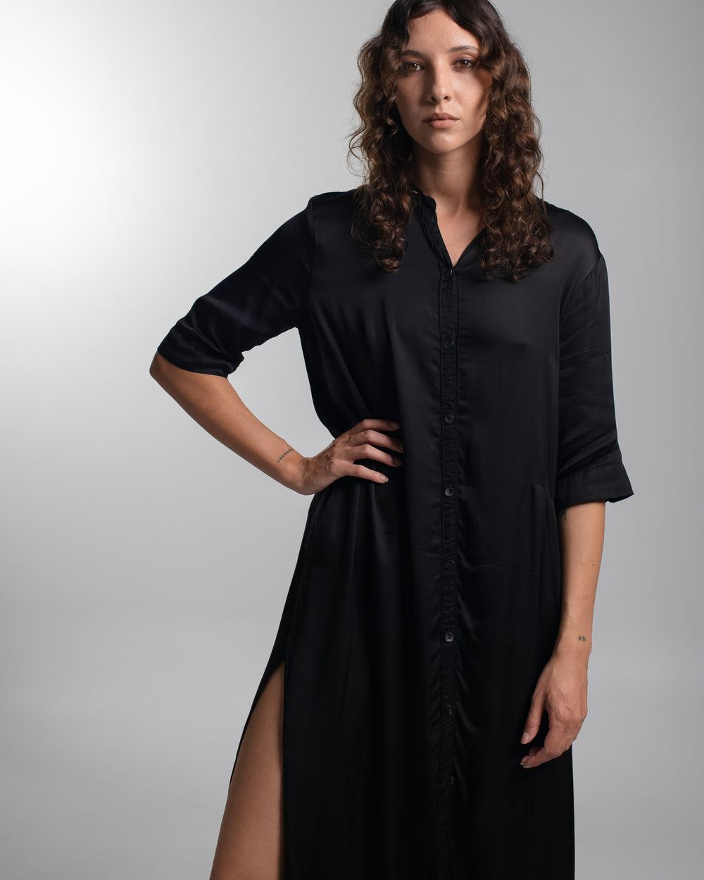 Marakesh Dress Rayon Black