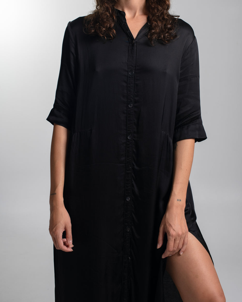 Marakesh Dress Rayon Black