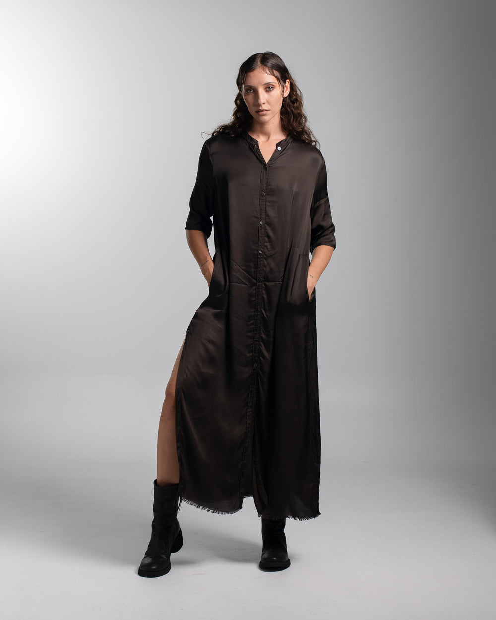 Marakesh Dress Rayon Chocolate