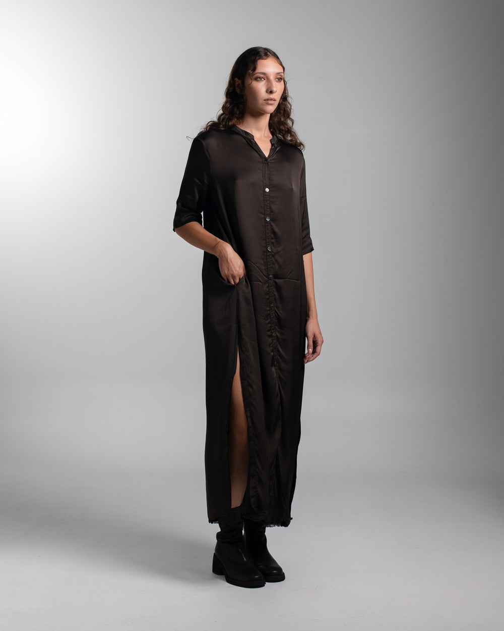 Marakesh Dress Rayon Chocolate