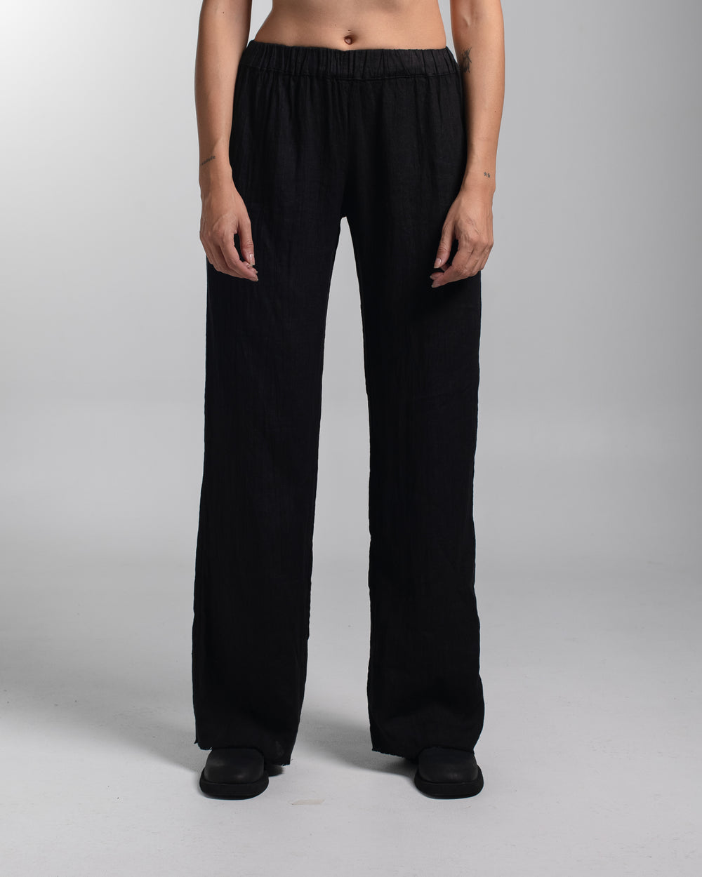 Meloni Pants Linen Black