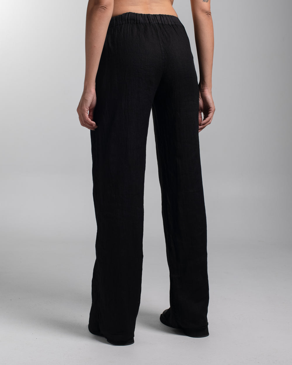 Meloni Pants Linen Black