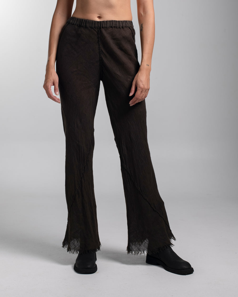 Milano Pants Linen Chocolate