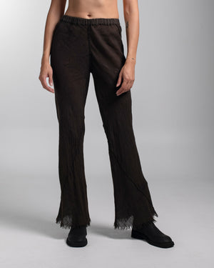 Milano Pants Linen Chocolate