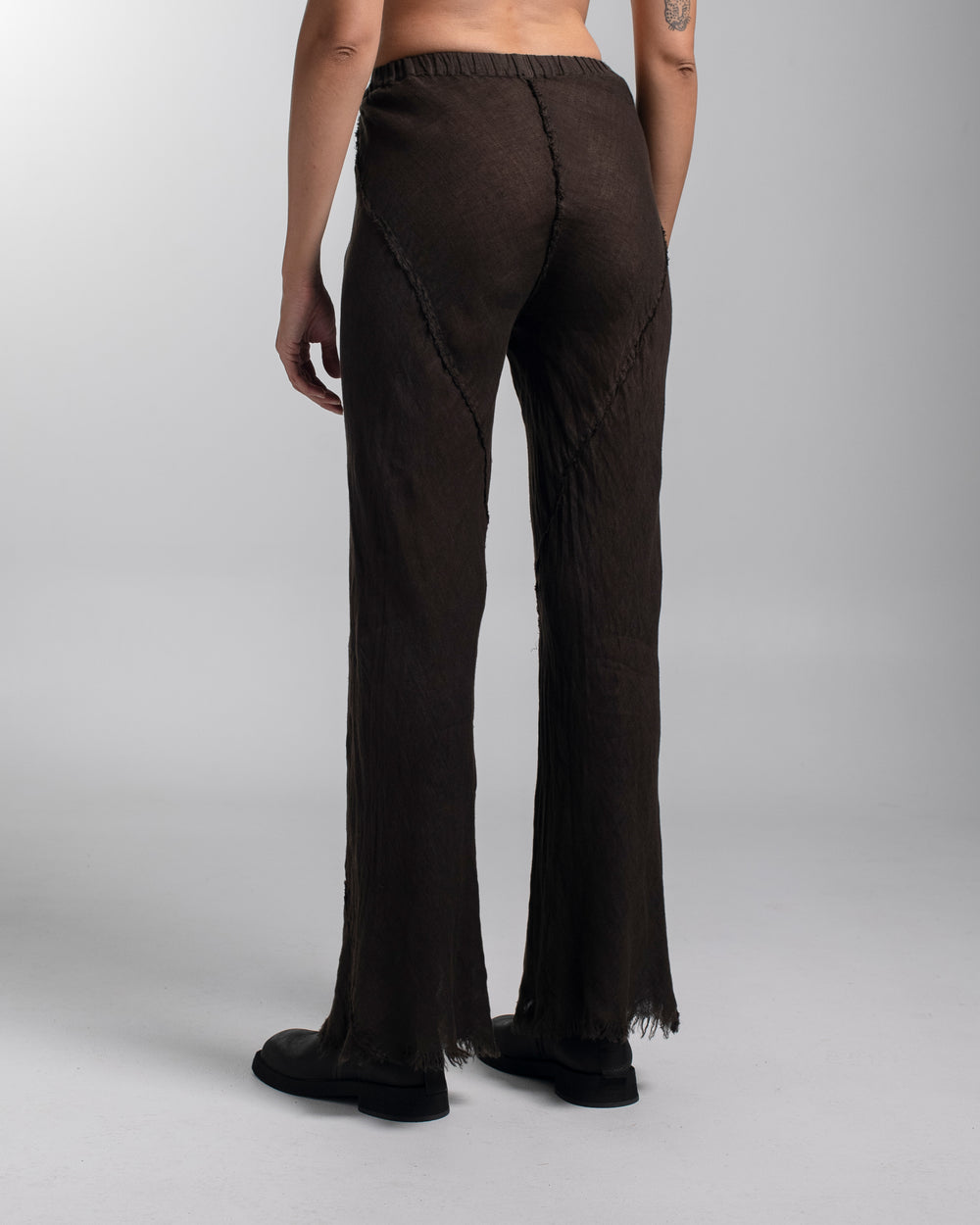 Milano Pants Linen Chocolate