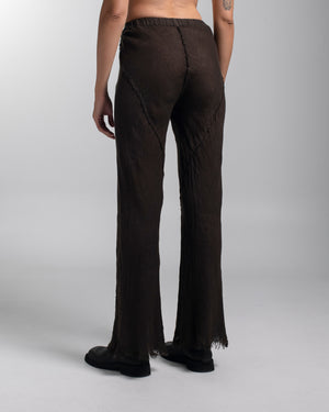 Milano Pants Linen Chocolate