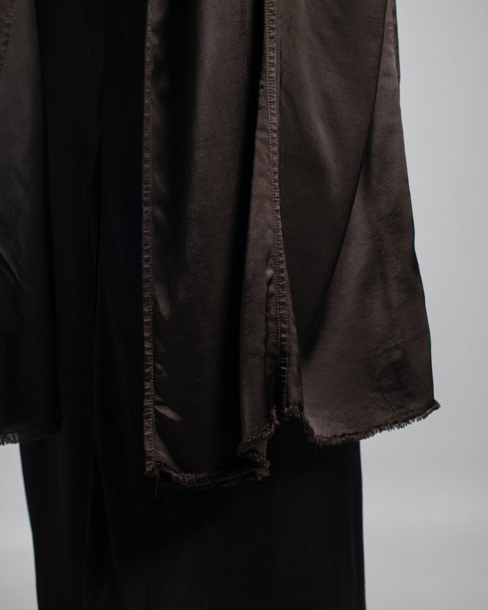 Rosie Coat Cocktail Length Rayon Chocolate