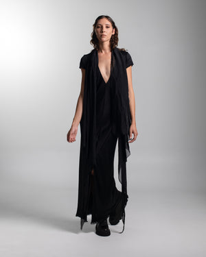 Scarf Silk Black