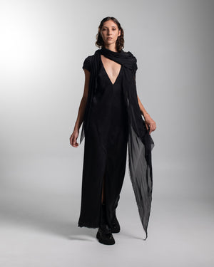 Scarf Silk Black