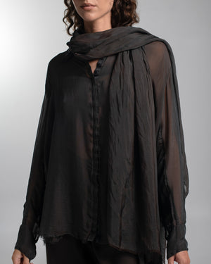 Scarf Silk Chocolate