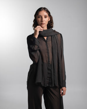 Scarf Silk Chocolate