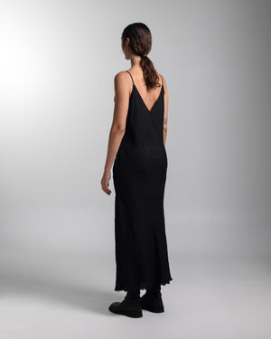 Sia Dress Linen Black