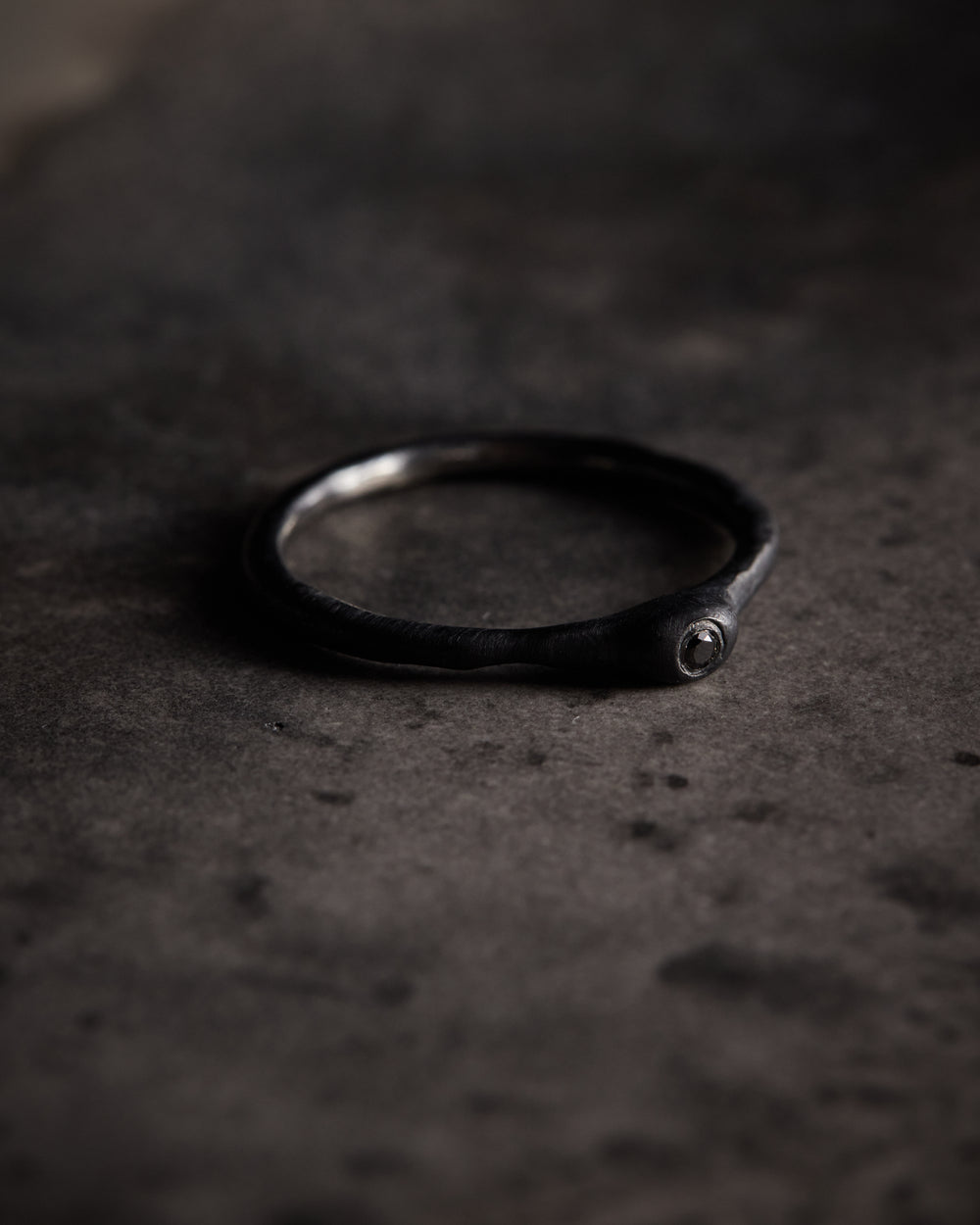 Komati Ring Black Oxidised Silver