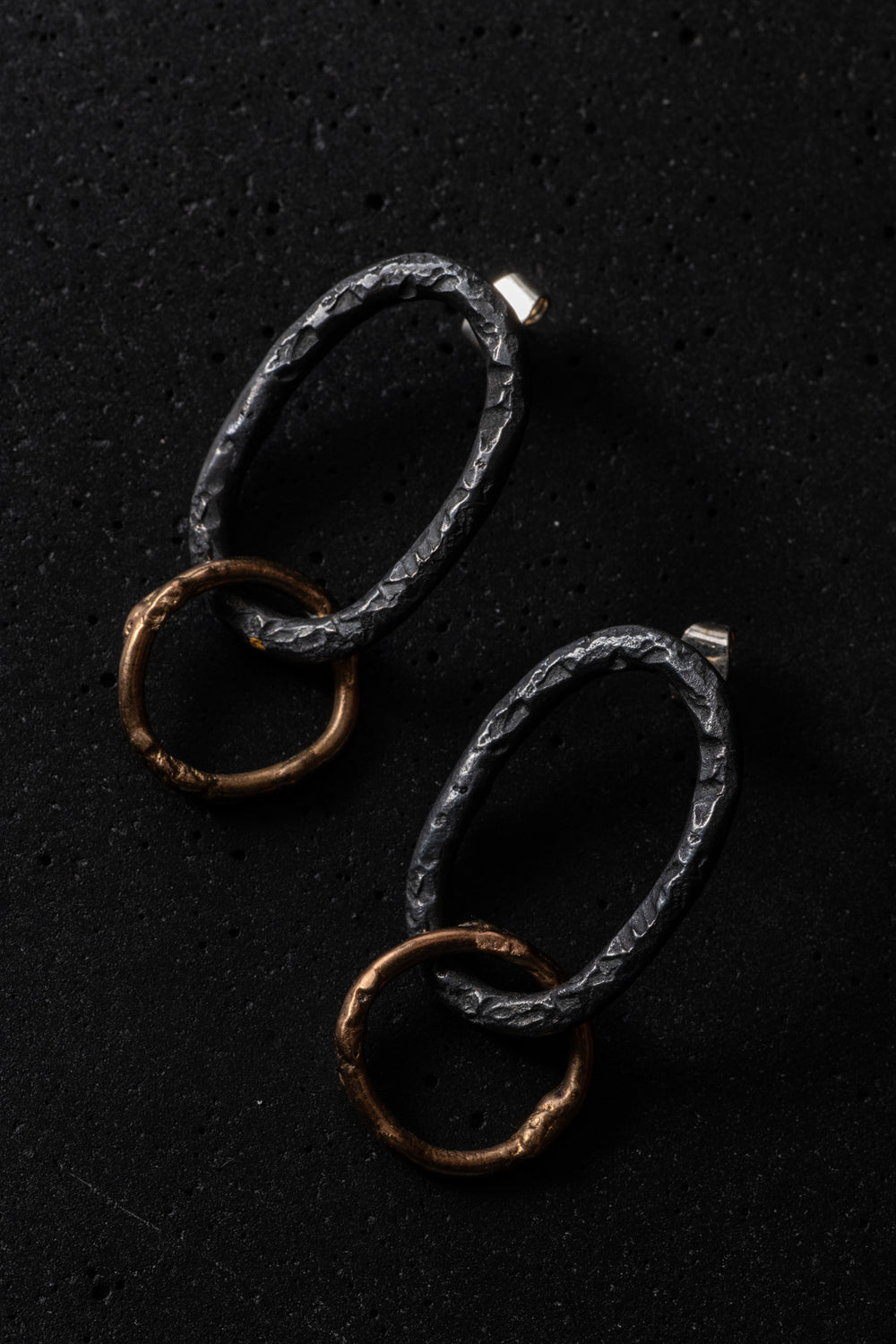 Gold Link I Earring