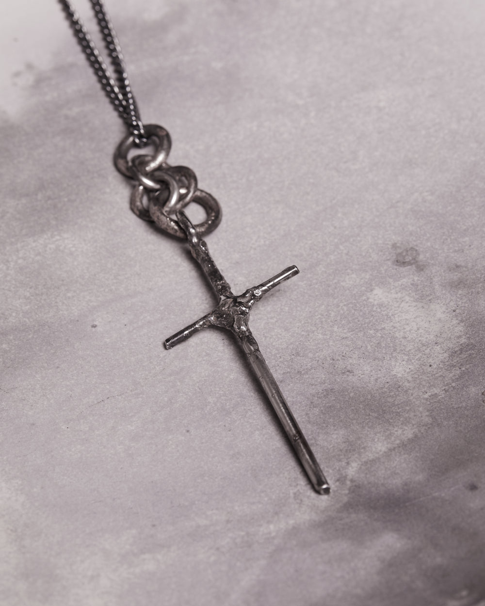 LBD Cross + Chain Necklace Large