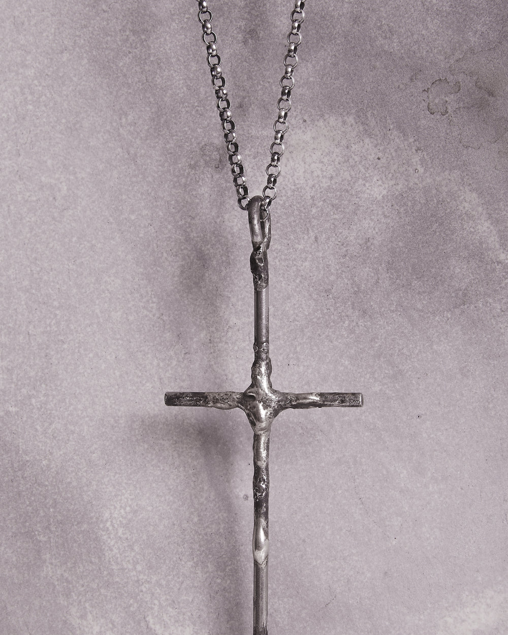 LBD Cross + Chain Necklace Large