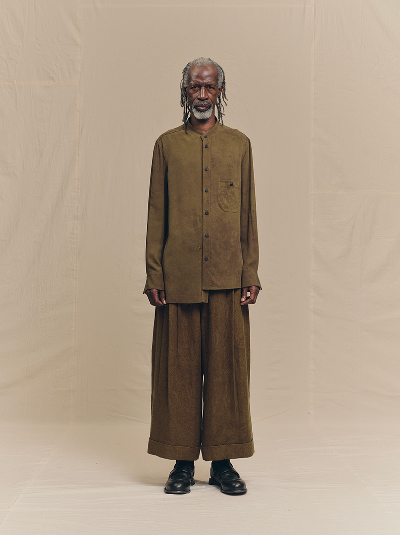 Mandarin Collar Shirt
