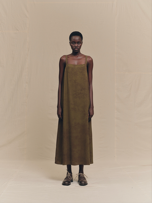 Sleeveless Silk Dress