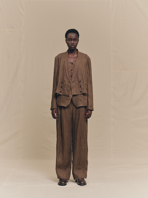 Double Breasted Cropped Jacket