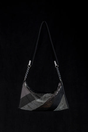 Daniela Diagonals Baguette Black / Grey